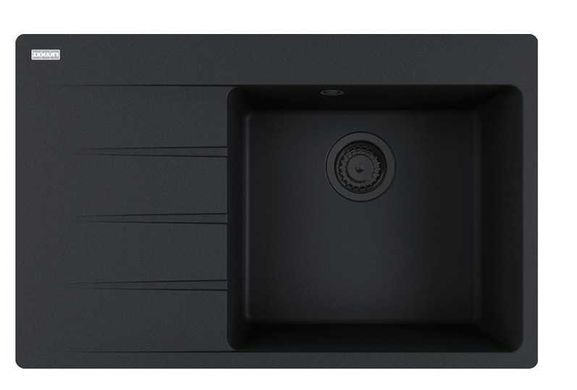 Кухонная мойка Franke Centro CNG 611-78 TL (114.0699.238) Black Edition Черный матовый крыло слева