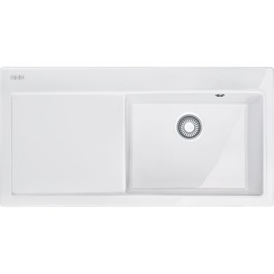 Кухонна мийка Franke Mythos MTK 611-100 (124.0335.708) білий, крило праворуч