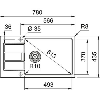 Кухонна мийка Franke Sirius 2.0 S2D Slim 611-78 XL (143.0627.386) Тектонайт Маскарпоне