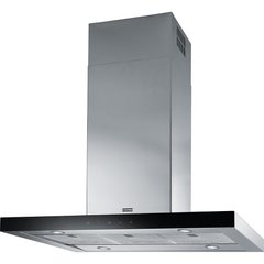 Кухонная вытяжка Franke Crystal FCR 925 I BK XS LED0 1169 м3/г (325.0518.709) Нержавеющая сталь-черное стекло