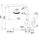 Кухонный сенсорный смеситель поворотным изливом Franke Atlas Neo Sensor, (115.0625.525) Индустриально черный