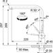 Кухонний змішувач Franke Atlas Neo змішувач з поворотним виливом, (115.0628.207) Антрацит