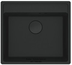 Кухонная мойка Franke Maris MRG 610-52 TL (114.0699.231) Black Edition Чорний матовий
